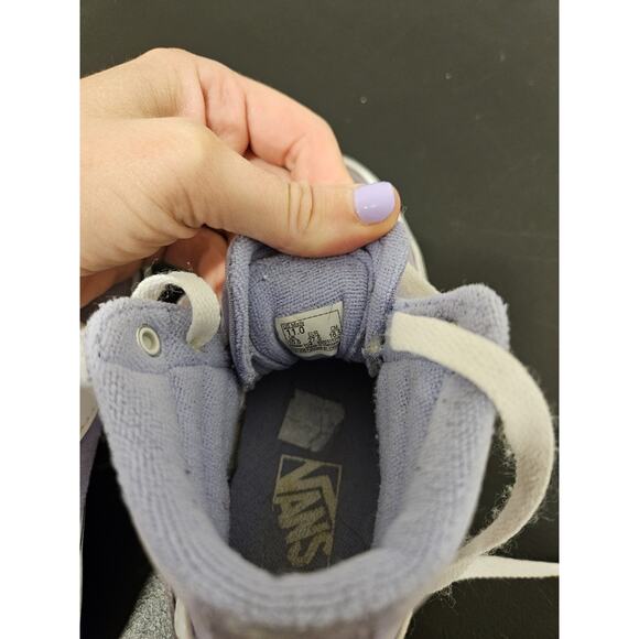 Purple High Top Van's Missy Size 11, Great Condition, Lavender Color - Picture 5 of 6